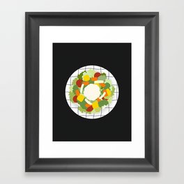 Healthy salad 2 Framed Art Print