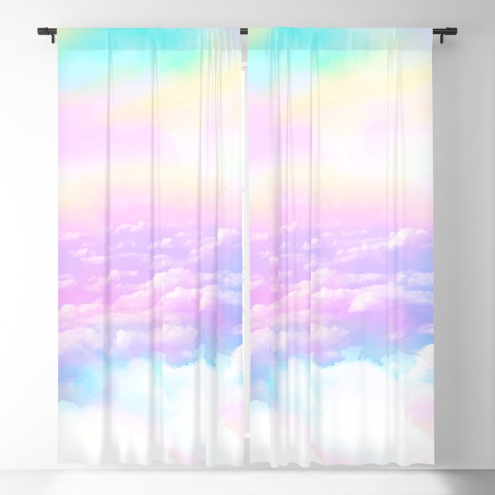 DREAMER Aesthetic Rainbow Blackout Curtain