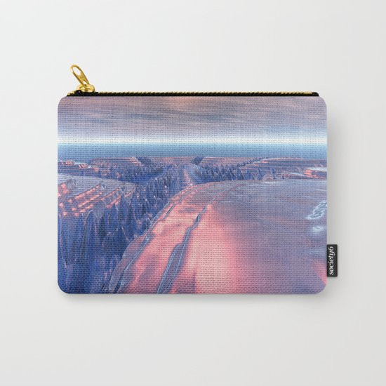Fractal Glacier Landscape Carry-All Pouch