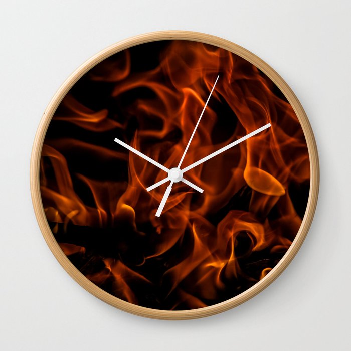 fire Wall Clock
