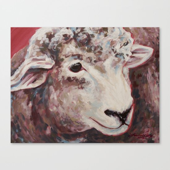 Nancy's Sheep Canvas Print