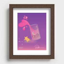 Sweet In The Night Recessed Framed Print