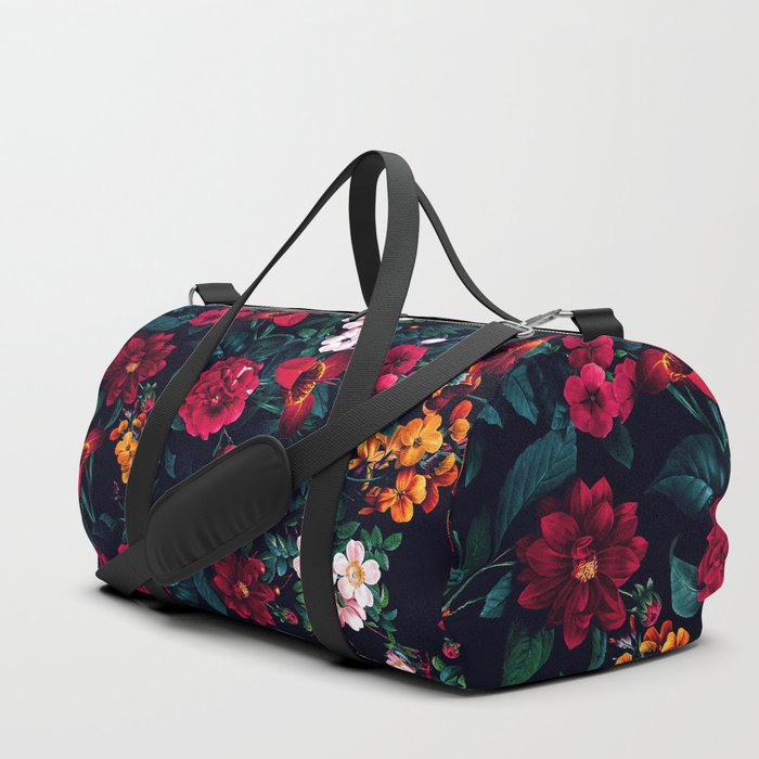 The Midnight Garden Duffle Bag by rizapeker | Society6