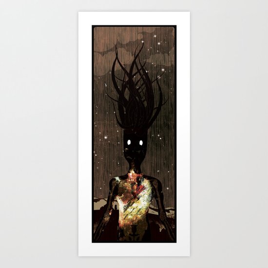 The Visitor Art Print