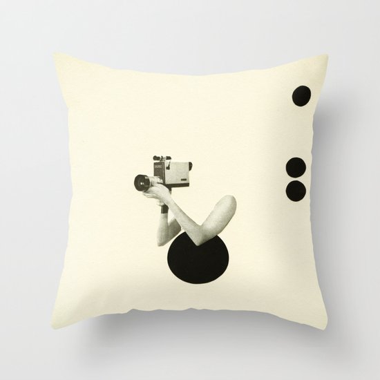 Film Noir Throw Pillow