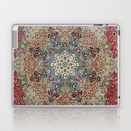 Antique Red Blue Black Persian Carpet Print Laptop & iPad Skin