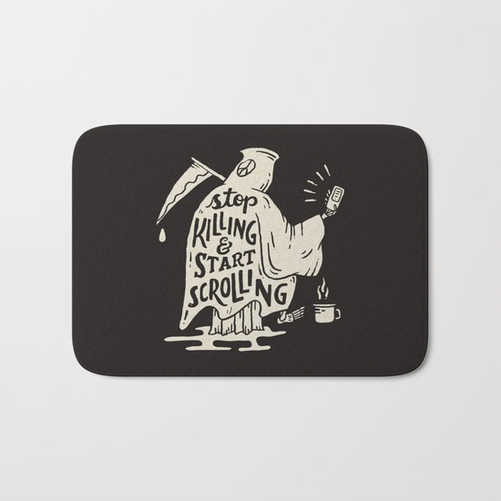 Start Scrolling Bath Mat
