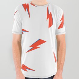 Bolts - Light Background All Over Graphic Tee