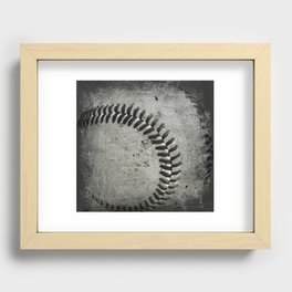 Baseball Recessed Framed Print