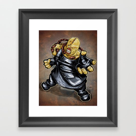Nemesis: Resident Evil Framed Art Print