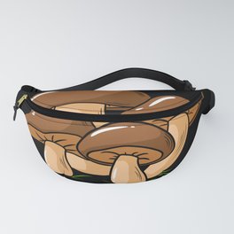 Fungi Mushroom Season Hunting Mycologist Fanny Pack