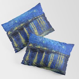 Starry Night Over the Rhone by Vincent van Gogh Pillow Sham