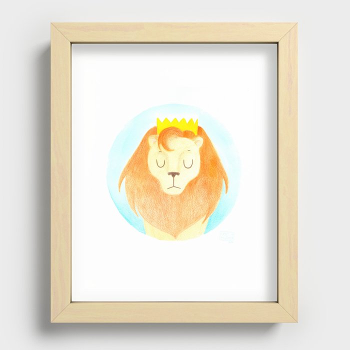 León - Lion Recessed Framed Print