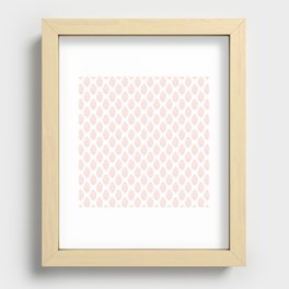 Seed Pods . Coral Recessed Framed Print
