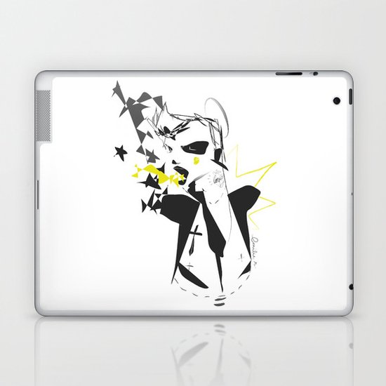Wasted saturday night - Emilie Record Laptop & iPad Skin