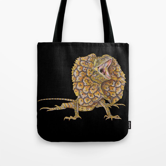 Frilled Neck Lizard Tote Bag