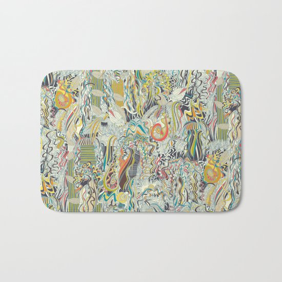 hairspray jungle Bath Mat