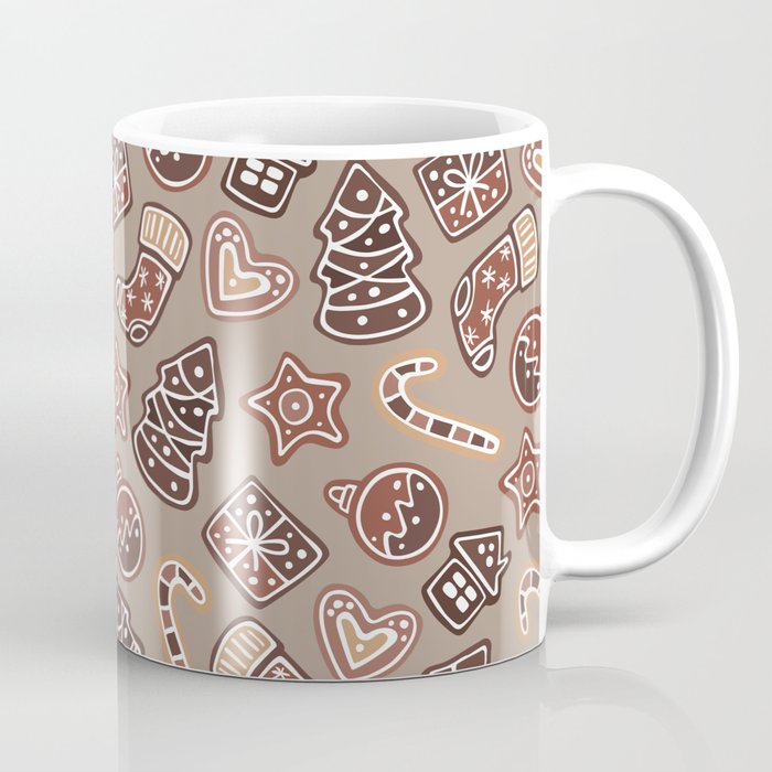 Christmas Decorations Pattern | Cookies and Chocolate Coffee Mug