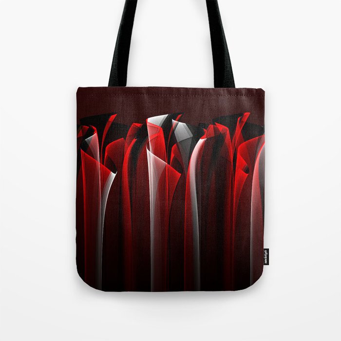 Red Symphony Tote Bag