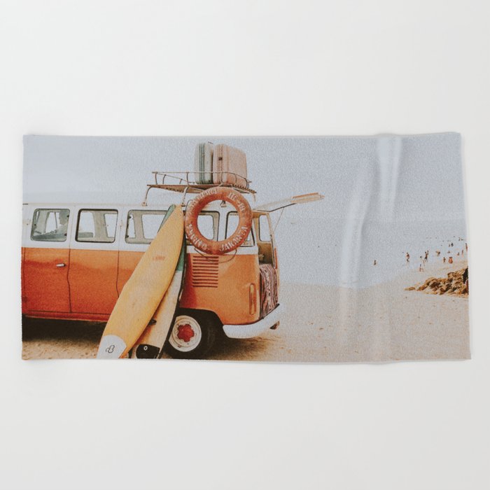 lets surf viii Beach Towel