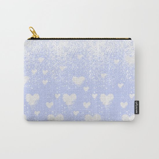 snowing hearts Carry-All Pouch