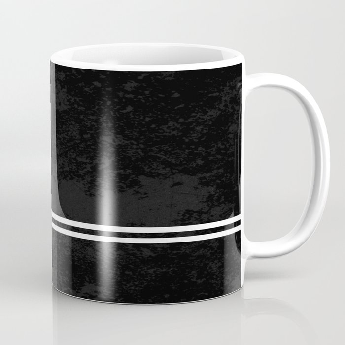 Infinite Road - Black And White Abstract Coffee Mug