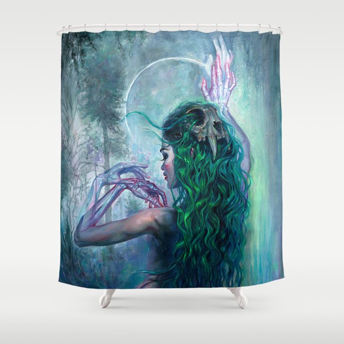 Shaman Bones Shower Curtain