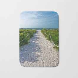 Path to the beach Bath Mat | Sky, Florida, Sand, Beach, Blue, Water, Travel, Photo, Ocean, Path 