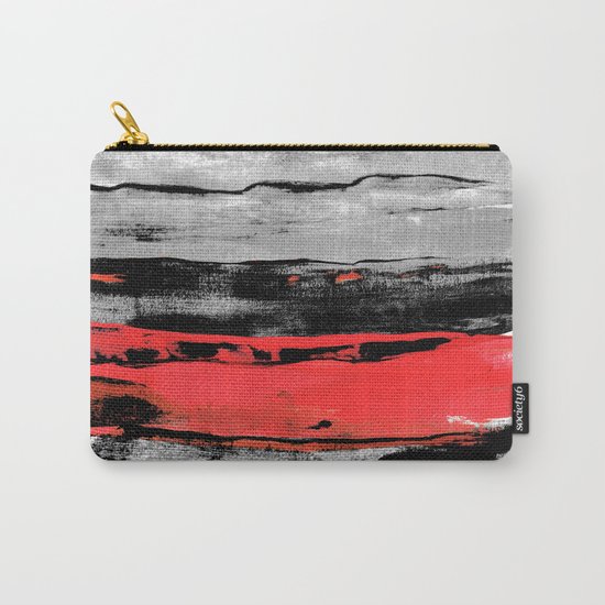 black & red Carry-All Pouch