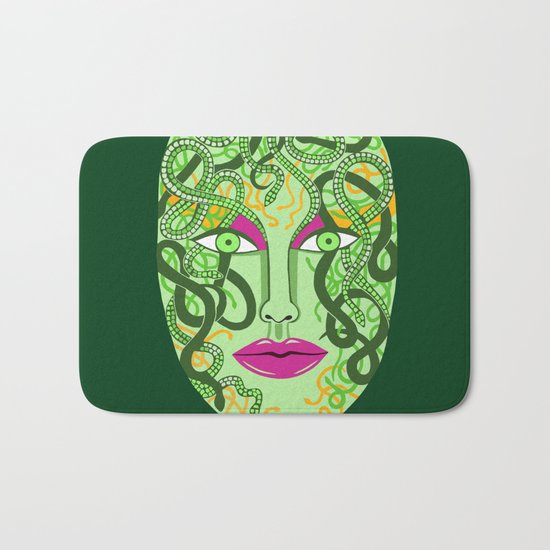 green visage Bath Mat