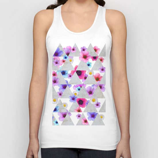 Playing with Flowers Unisex Tank Top