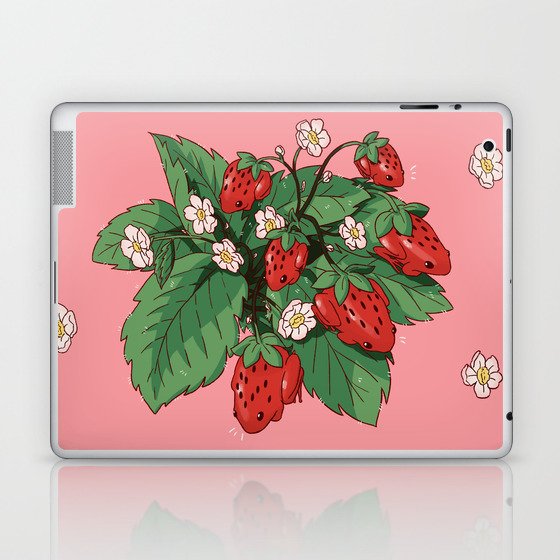 Strawberry Frog Laptop & iPad Skin