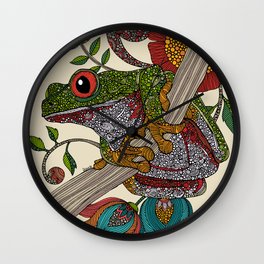 Phileus Frog Wall Clock