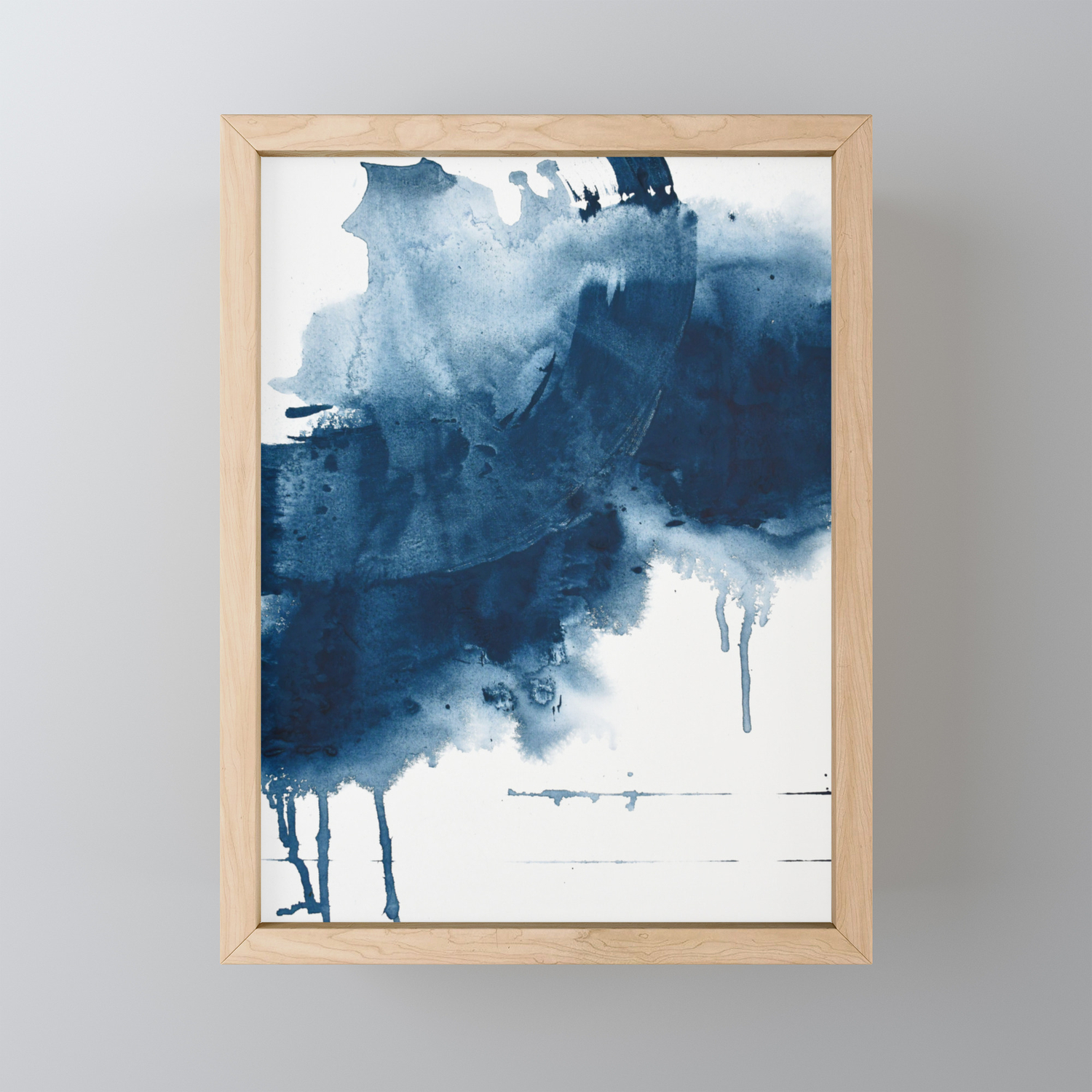Where Does The Dance Begin A Minimal Abstract Acrylic Painting In