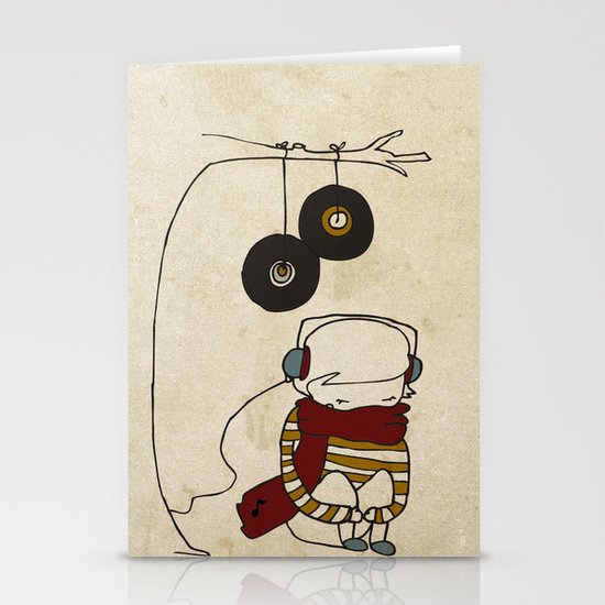 Music Tree Stationery Cards