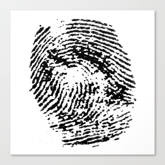 Fingerprint Canvas Print