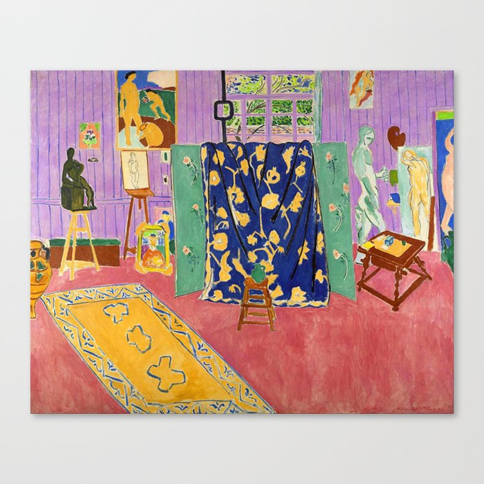 Henri Matisse The Pink Studio Canvas Print