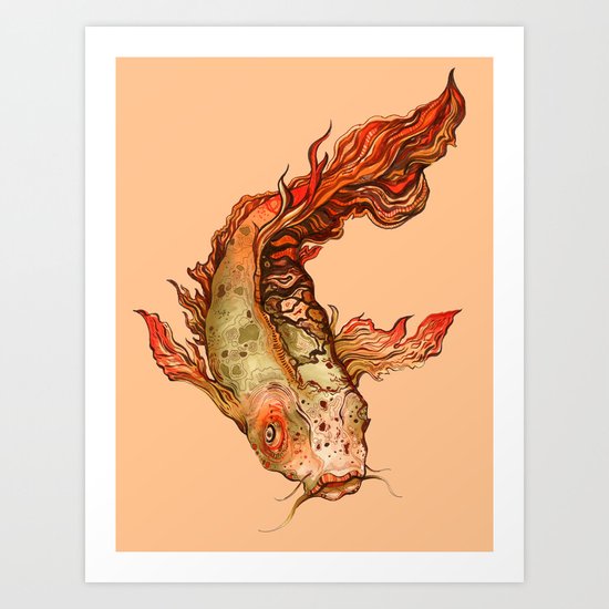 Koi Art Print