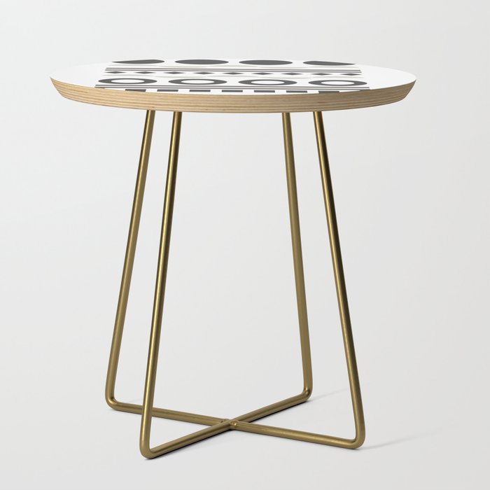 Patterned shape line collection 4 Side Table