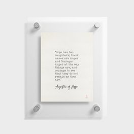 Augustine of Hippo quote Floating Acrylic Print