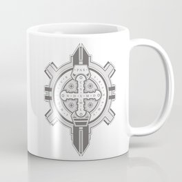Cross of Light - Warm Grey Coffee Mug