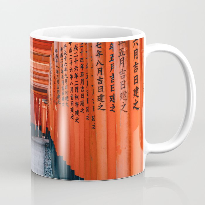  Japanese  Orange Fushimi inari Trail, Kyōto-shi Coffee Mug