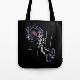 Astronaut Basketball Tote Bag