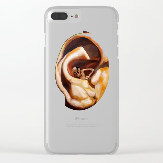 The abandonment of the blithering idiot Clear iPhone Case