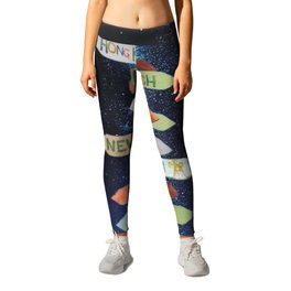 Live life with no excuses, travel with no regret! Leggings