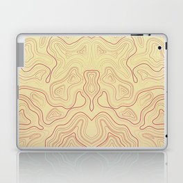 topographic background Laptop & iPad Skin