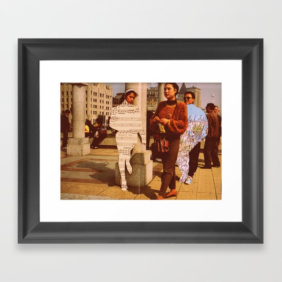 Im lost without you Framed Art Print