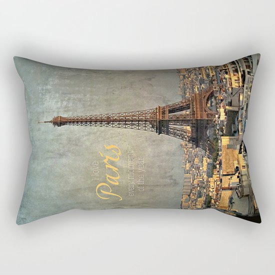 I love Paris Rectangular Pillow