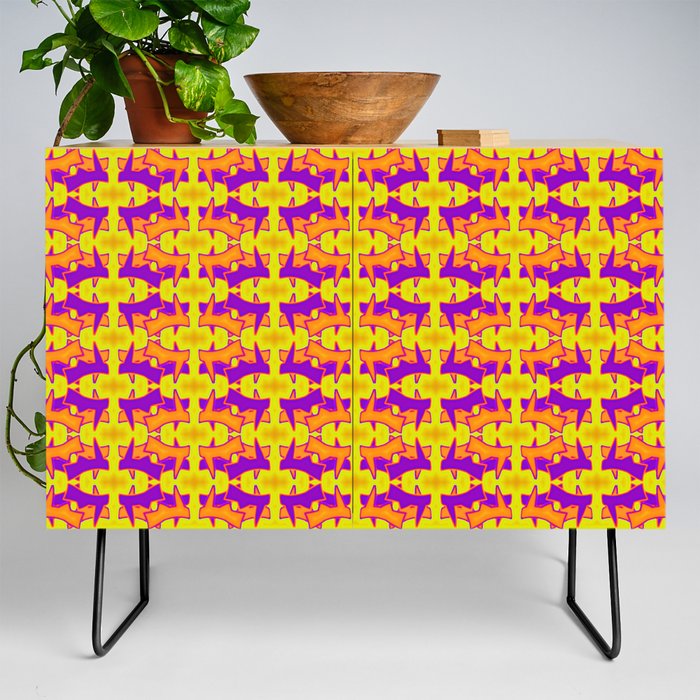 Dual pattern Credenza