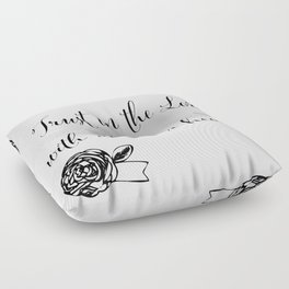 Trust in the Lord with All Your Heart Floor Pillow